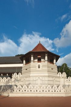 Very important Buddhist shrine - Temple of the Tooth. Sri Lanka