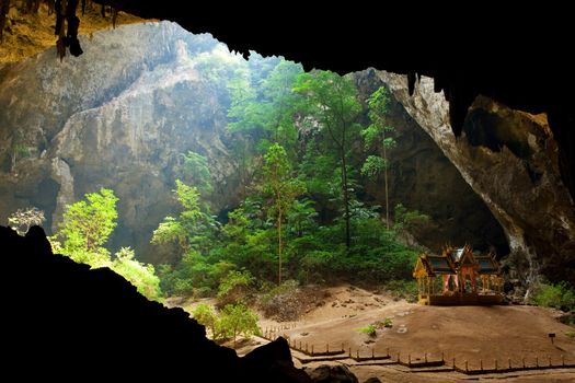 Pavilion in Phraya Nakorn cave,Thailand