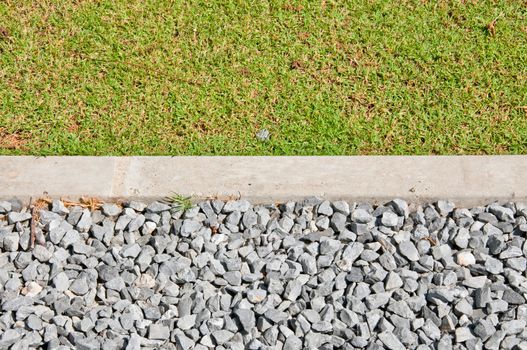 Grass and Stone for texture background