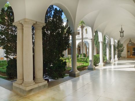 View of Italian patio in Livadian Palace (Tzar residence)