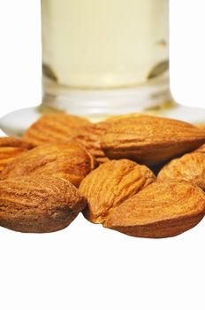 almonds with almond oil
