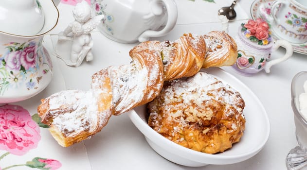 Breakfast on a table