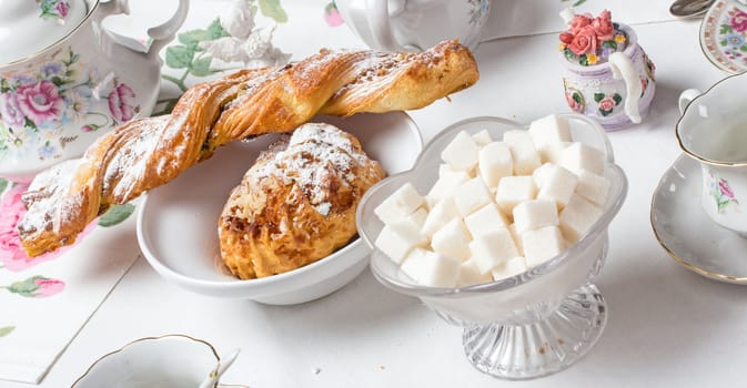 Breakfast on a table