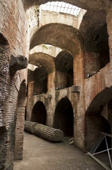 roman amphitheatre in Pozzuoli, Naples, Italy