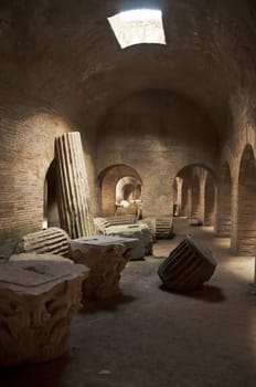 roman amphitheatre in Pozzuoli, Naples, Italy