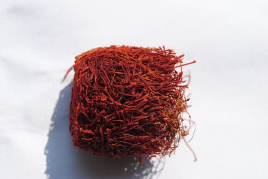 Red Kashmir  Saffron closeup Poona Mhareashtra India