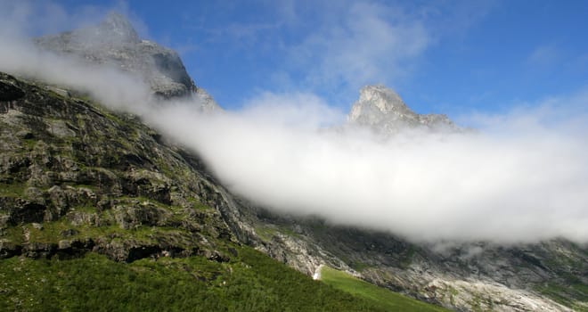 Trolstiegen Mountaintops in Norway