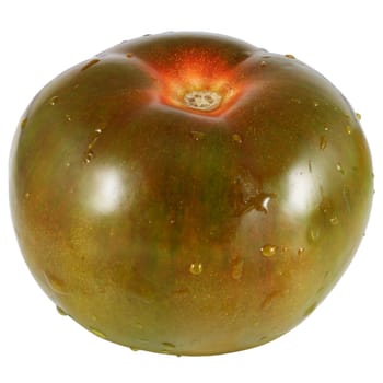 tomato of the variety kumato trimmed and isolated