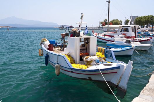 Fishing boats on Samos