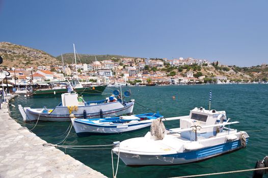 Fishing boats on Samos