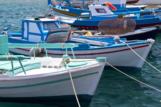 Fishing boats on Samos