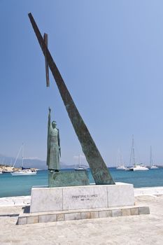 Statue of Pythagoras in Pythagorion