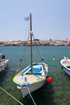 Fishing boats on Samos