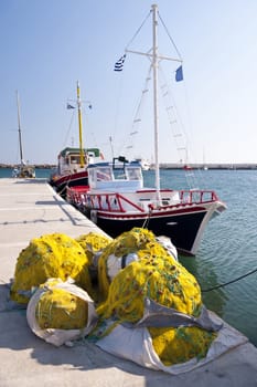 Fishing boats on Samos