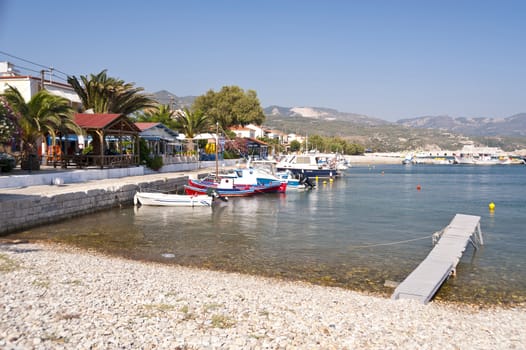 Fishing boats on Samos