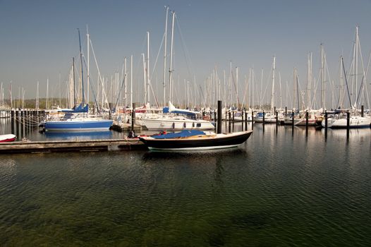 marina of schilksee / germany