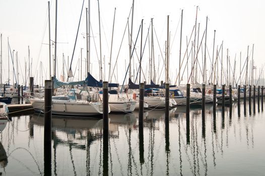 marina of schilksee / germany