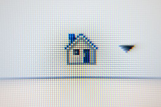 close up of a computer screen