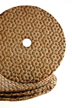 close up of crispbread