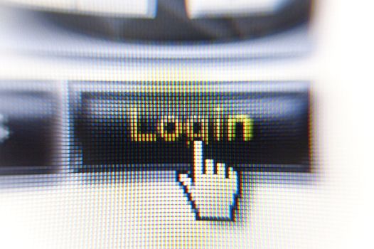 close up of a computer screen