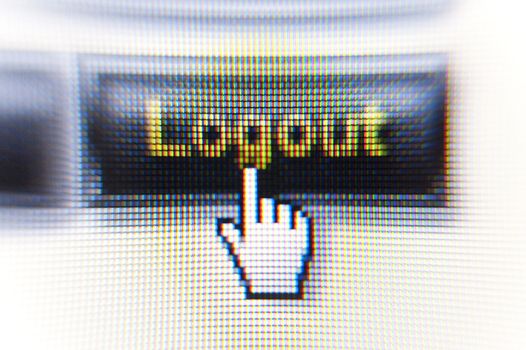 close up of a computer screen