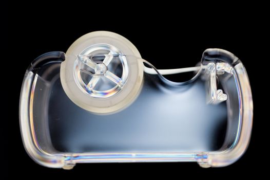 office supplies in polarized light