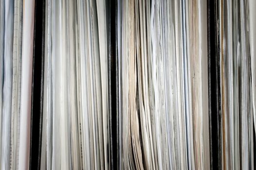 close up of file folder