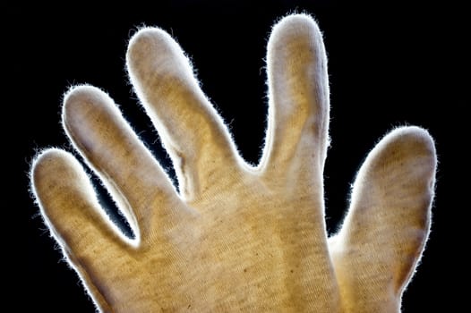 close up of a glov