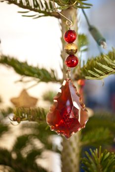 close up of christmas decoration