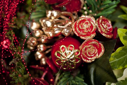 close up of christmas decoration