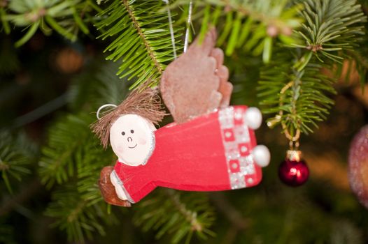 close up of christmas decoration