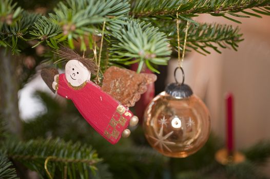 close up of christmas decoration