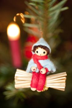 close up of christmas decoration