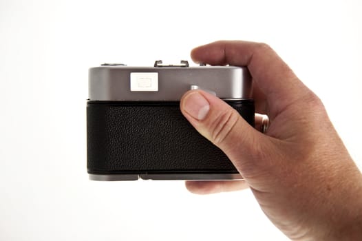 close up of a hand with camera