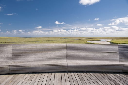 beach scene in st. peter-ording / germany