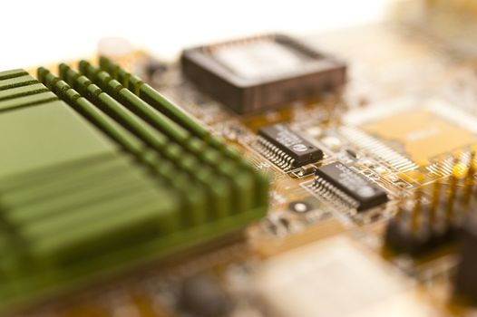 Close up of electronics