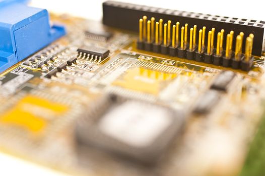 Close up of electronics