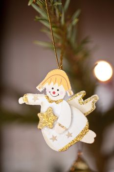 close up of christmas decoration