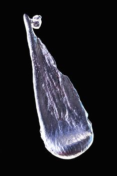 close up of molten lead