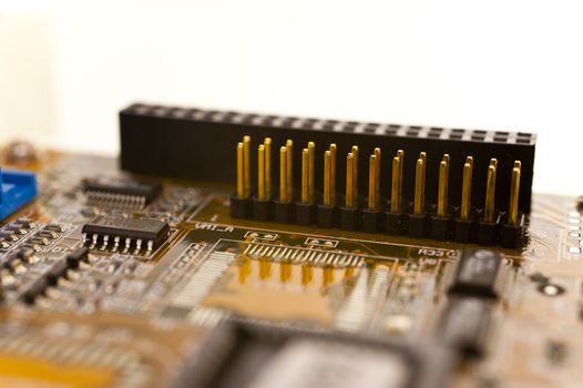 Close up of electronics