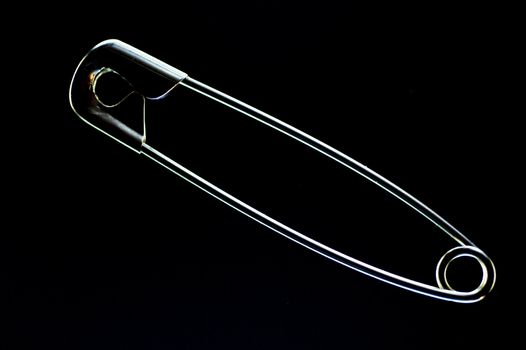 close up of a safety pin