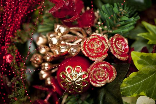 close up of christmas decoration
