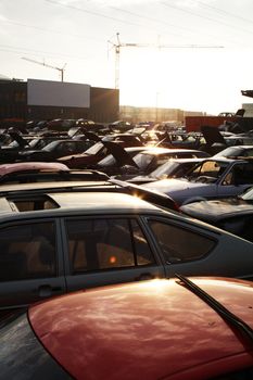 scrap yard for car recycling