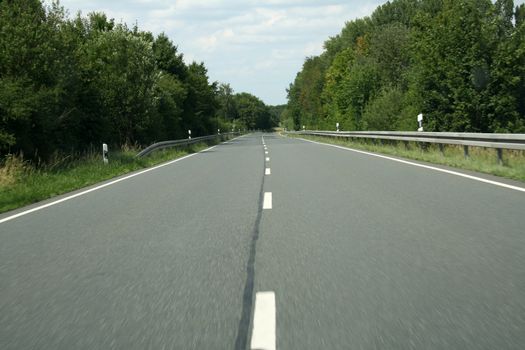 nice long and wide roads for car drivers