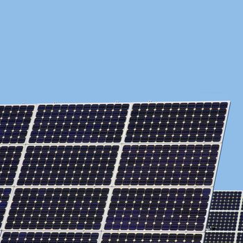 solar panels to generate electricity