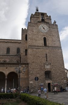 tower of cathedral of monreale. Palermo-Sicily