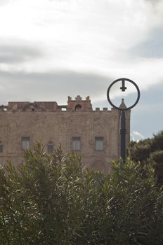 Detail of Zisa Castle. Palermo- Sicily- Italy