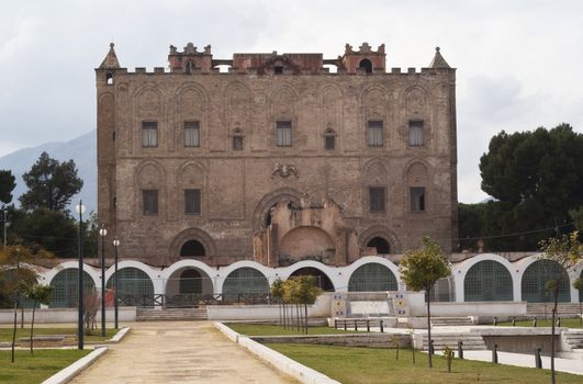 Zisa Castle in hdr. Palermo- Sicily- Italy