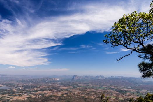 View point from Phukradung National Park, Loei Province, Thailand.