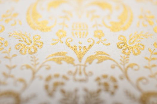 close up of an ornamental paper